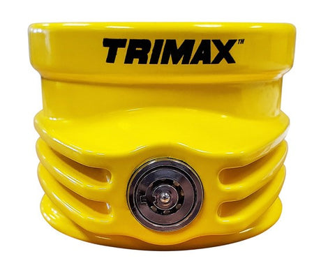 Trimax TFW60 Ultra Tough Alloy 5th Wheel King Pin Lock, Yellow