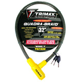 Trimax TQ1532 Trimaflex Integrated Keyed Cable Lock (32" Length x 15mm)