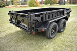 60" x 10' Ironbull Tandem Axle Hydraulic Dump Trailer w/ 3.5 Ton Capacity Black Speedway Trailers Guelph Cambridge Kitchener Ontario Canada