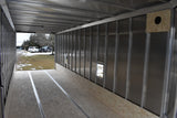 7' x 22' Alcom Xpress Enclosed Aluminum Drive-Through Snowmobile Trailer Speedway Trailers Guelph Cambridge Kitchener Ontario Canada