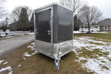7' x 22' Alcom Xpress Enclosed Aluminum Drive-Through Snowmobile Trailer Speedway Trailers Guelph Cambridge Kitchener Ontario Canada