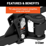 Curt TRUTRACK 4 Point Weight Distribution Hitch w/ 4X Sway Control - 8-10K / 2" Shank - Speedway Trailers Guelph Cambridge Kitchener Ontario Canada