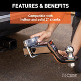 Curt No-Tool Anti Rattle Hitch Clamp - 2" Shank - Speedway Trailers Guelph Cambridge Kitchener Ontario Canada