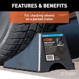 Curt Wheel Chock Set - Up to 17" Wide Wheels - Speedway Trailers Guelph Cambridge Kitchener Ontario Canada