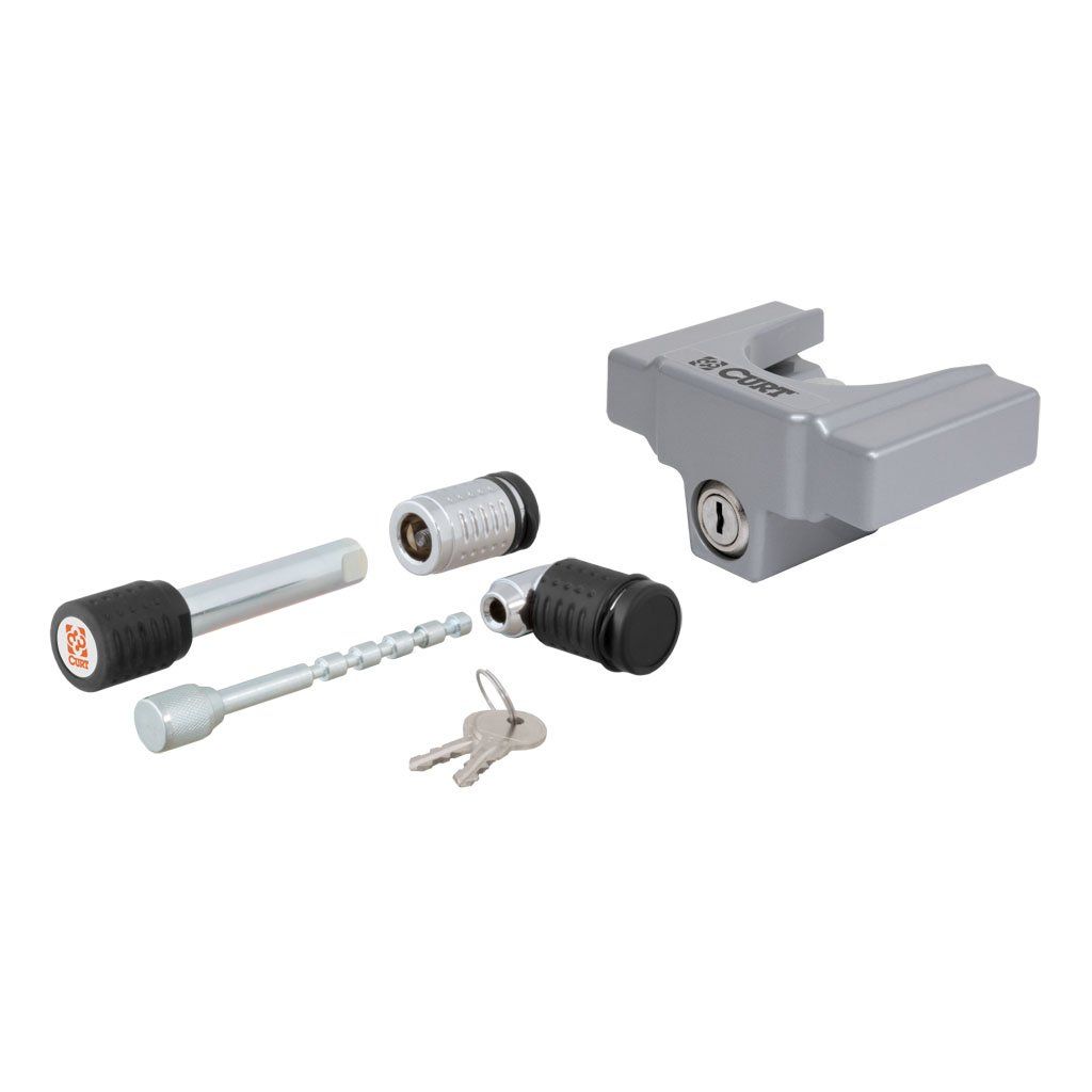 Curt Hitch  Coupler Lock Set 2" Receiver 1/2" to 1/2" Latch –  Speedway Trailers