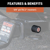 Curt Hitch & Coupler Lock Set - 2" Receiver / 1/2" to 2 1/2" Latch - Speedway Trailers Guelph Cambridge Kitchener Ontario Canada