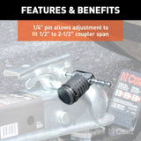 Curt Hitch & Coupler Lock Set - 2" Receiver / 1/2" to 2 1/2" Latch - Speedway Trailers Guelph Cambridge Kitchener Ontario Canada