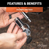 Curt 5/8" Hitch Lock - 2" Receiver / Chrome - Speedway Trailers Guelph Cambridge Kitchener Ontario Canada