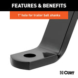 Curt Class 3 Ball Mount / 5K / 8 Inch Drop / 2-Inch Shank - Speedway Trailers Guelph Cambridge Kitchener Ontario Canada