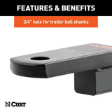 Curt Class 2 Ball Mount - 3.5K / 3/4" Rise / 1 1/4" Drop / 1 1/4" Shank - Speedway Trailers Guelph Cambridge Kitchener Ontario Canada