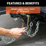 Curt Trailer Safety Chain Holder Bracket - 2" Shank - Speedway Trailers Guelph Cambridge Kitchener Ontario Canada
