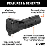 Curt Echo Mobile Bluetooth®️ Trailer Brake Controller - 7-Way - Speedway Trailers Guelph Cambridge Kitchener Ontario Canada