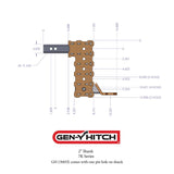 Gen-Y Phantom-X 7K Hitch - Ball Mount / 10 Inch Drop / 2 Inch Shank - Speedway Trailers Guelph Cambridge Kitchener Ontario Canada