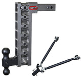 Gen-Y Mega-Duty 16K Hitch & Ball Mount / 15 Inch Drop / 2 Inch Shank / Pintle & Versa Ball (2 Inch & 2 5/16 Inch) + Stabilizer Kit for 10-16K Hitches - Speedway Trailers Guelph Cambridge Kitchener Ontario Canada