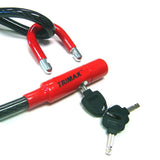 Trimax Trimaflex Max-Dual Force U-Shackle Cable Lock - 72" x 15mm - Speedway Trailers Guelph Cambridge Kitchener Ontario Canada