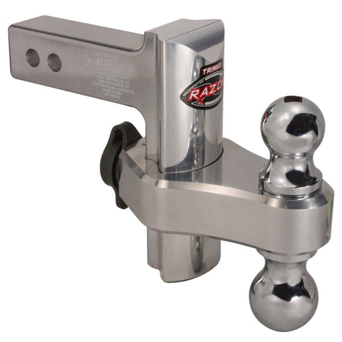 Trimax Premium Aircraft Aluminum Adjustable Hitch - 10K / 6" Drop/Rise / 2" & 2 5/16" Ball - Speedway Trailers Guelph Cambridge Kitchener Ontario Canada