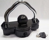 Trimax Universal Dual Purpose Narrow Body Coupler Lock - 9/16" Steel Shackle / Fits 1/7/8", 2" & 2 5/16" Couplers - Speedway Trailers Guelph Cambridge Kitchener Ontario Canada