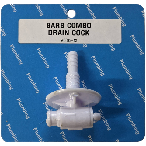 3/8" - 1/2" Dual Barb Drain Cocks