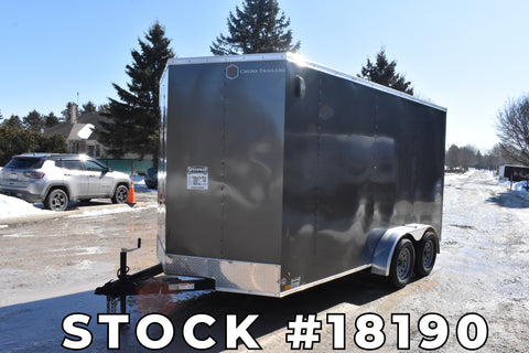 7' x 14' Cross Alpha Series Tandem Axle Enclosed Cargo Trailer (2026)