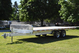 101" x 18' Enbeck Tandem Axle Aluminum Deck Over Trailer 5 Ton Speedway Trailers Guelph Cambridge Kitchener Ontario Canada