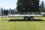 101" x 18' Enbeck Tandem Axle Aluminum Deck Over Trailer 5 Ton Speedway Trailers Guelph Cambridge Kitchener Ontario Canada