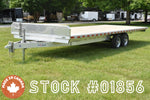 101" x 24' Enbeck Tandem Axle Aluminum 5 Ton Deck Over Trailer w/ Stake Pockets (2025)