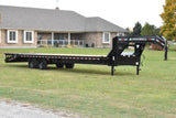 102" x 30' Ironbull Gooseneck Tandem Axle Steel Deckover Equipment Trailer - 7 Ton Speedway Trailers Guelph Cambridge Kitchener Ontario Canada