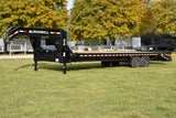 102" x 30' Ironbull Gooseneck Tandem Axle Steel Deckover Equipment Trailer - 7 Ton Speedway Trailers Guelph Cambridge Kitchener Ontario Canada