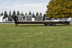 102" x 30' Ironbull Gooseneck Tandem Axle Steel Deckover Equipment Trailer - 7 Ton Speedway Trailers Guelph Cambridge Kitchener Ontario Canada