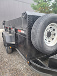 Monthly Rental - 22279 - 7'x12' 7-Ton Tandem Steel Dump Trailer