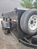 Daily Rental - 22279 - 7'x12' 7-Ton Tandem Steel Dump Trailer