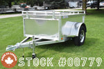 4' x 6' Enbeck Single Axle Aluminum "Weekend Warrior" Enclosed Cargo Trailer Speedway Trailers Guelph Cambridge Kitchener Ontario Canada