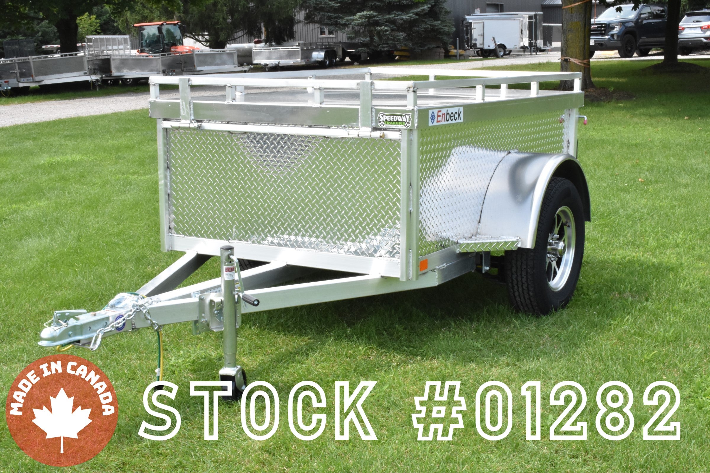 4' x 6' Enbeck Single Axle Aluminum 