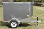 4' x 6' Rhino Single Axle Galvanized Enclosed Cargo Trailer Charcoal Speedway Trailers Guelph Cambridge Kitchener Ontario Canada