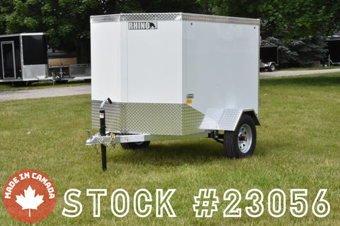 4' x 6' Rhino Galvanized Single Axle Enclosed Cargo Trailer (2025)