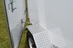 4' x 6' Rhino Single Axle Galvanized Enclosed Cargo Trailer White Speedway Trailers Guelph Cambridge Kitchener Ontario Canada