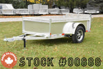 4' x 8' Enbeck Single Axle Aluminum Utility Trailer w/ Aluminum Rims & Bi-Fold Gate Speedway Trailers Guelph Cambridge Kitchener Ontario Canada