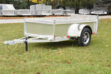 4' x 8' Enbeck Single Axle Aluminum Utility Trailer w/ Aluminum Rims & Bi-Fold Gate Speedway Trailers Guelph Cambridge Kitchener Ontario Canada