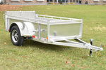 4' x 8' Enbeck Single Axle Aluminum Utility Trailer w/ Aluminum Rims & Bi-Fold Gate Speedway Trailers Guelph Cambridge Kitchener Ontario Canada