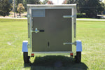 4' x 8' Rhino Single Axle Galvanized Enclosed Cargo Trailer Charcoal Speedway Trailers Guelph Cambridge Kitchener Ontario Canada