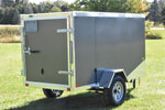 4' x 8' Rhino Single Axle Galvanized Enclosed Cargo Trailer Charcoal Speedway Trailers Guelph Cambridge Kitchener Ontario Canada