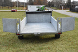 5' x 10' Competition Single Axle Galvanized Telescopic Dump Trailer 2.5 Ton Speedway Trailers Guelph Cambridge Kitchener Ontario Canada