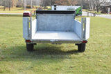 5' x 10' Competition Single Axle Galvanized Telescopic Dump Trailer 3.5 Ton Speedway Trailers Guelph Cambridge Kitchener Ontario Canada