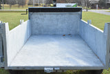 5' x 10' Competition Single Axle Galvanized Telescopic Dump Trailer 3.5 Ton Speedway Trailers Guelph Cambridge Kitchener Ontario Canada