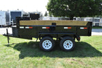 5' x 10' Competition Tandem Axle Hydraulic Dump Trailer with 7K Capacity Black Speedway Trailers Guelph Cambridge Kitchener Ontario Canada