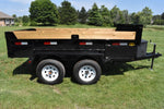 5' x 10' Competition Tandem Axle Hydraulic Dump Trailer with 7K Capacity Black Speedway Trailers Guelph Cambridge Kitchener Ontario Canada