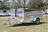 5' x 10' Enbeck Single Axle 2.5 Ton Aluminum Dump Trailer w/ Aluminum Rims Speedway Trailers Guelph Cambridge Kitchener Ontario Canada
