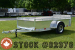 5' x 10' Enbeck Single Axle Aluminum Utility Trailer w/ Aluminum Rims & Bi-Fold Gate Speedway Trailers Guelph Cambridge Kitchener Ontario Canada