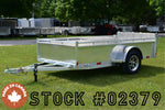 5' x 10' Enbeck Single Axle Aluminum Utility Trailer w/ Aluminum Rims & Bi-Fold Gate (2026)