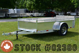 5' x 10' Enbeck Single Axle Aluminum Utility Trailer w/ Aluminum Rims & Bi-Fold Gate Speedway Trailers Guelph Cambridge Kitchener Ontario Canada